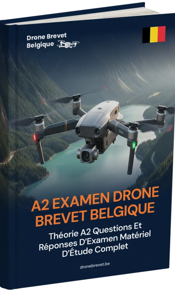 Examen brevet drone A2 Belgique – Théorie avancée, support d’étude complet et plus de 500 questions-réponses type examen - Image 1