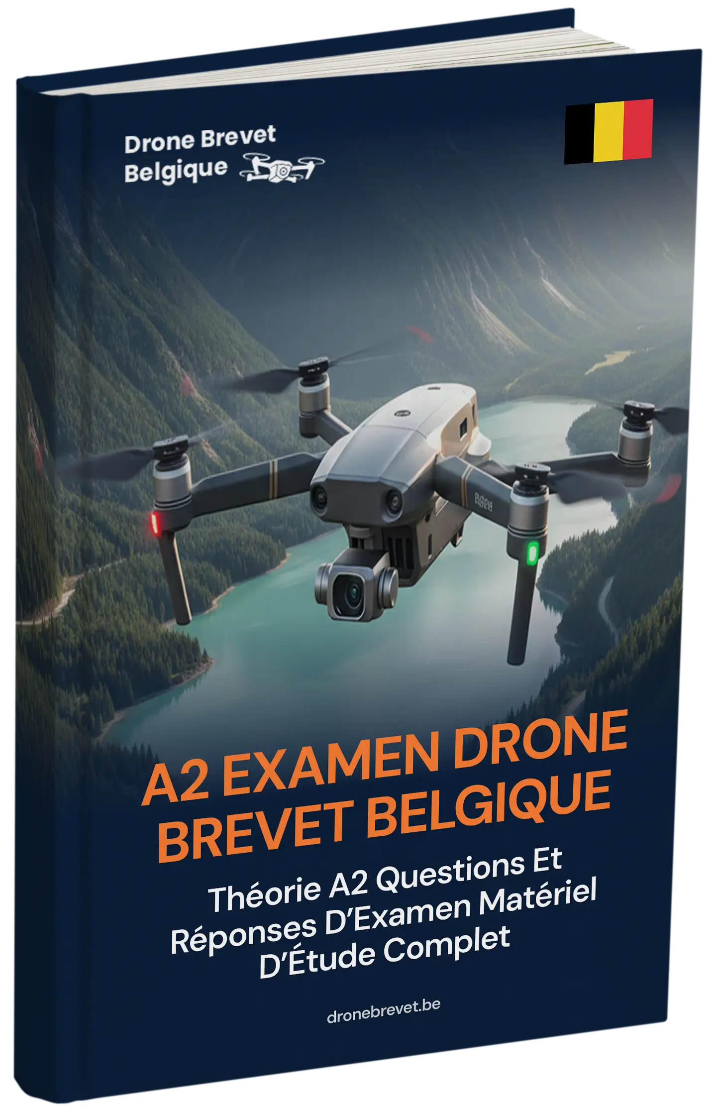Examen brevet drone A2 Belgique – Théorie avancée, support d’étude complet et plus de 500 questions-réponses type examen - Image 1
